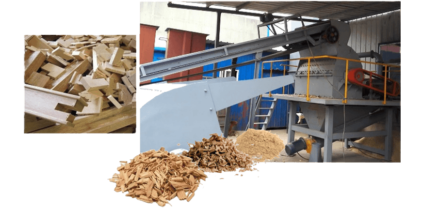 Illustration de panneaux de construction en bois